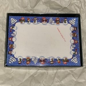 Snowman Photo Frame Holiday Cards